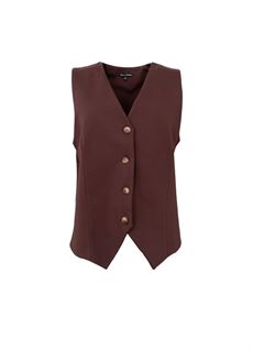 BLACK COLOUR VEST, BCDAVI CASUAL VEST, COFFEE