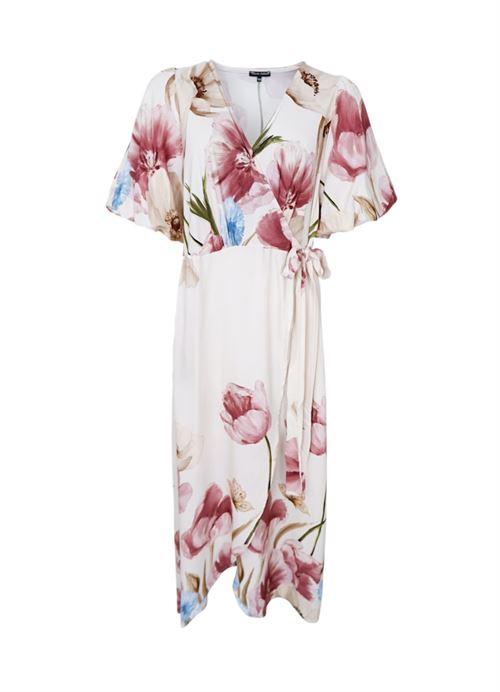 BLACK COLOUR KJOLE, BCBELL WRAP DRESS, CREME