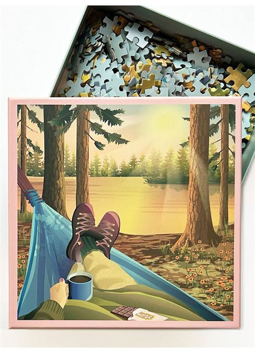 VISSEVASSE PUSLESPIL, HIKING & ME, 500 BRIKKER