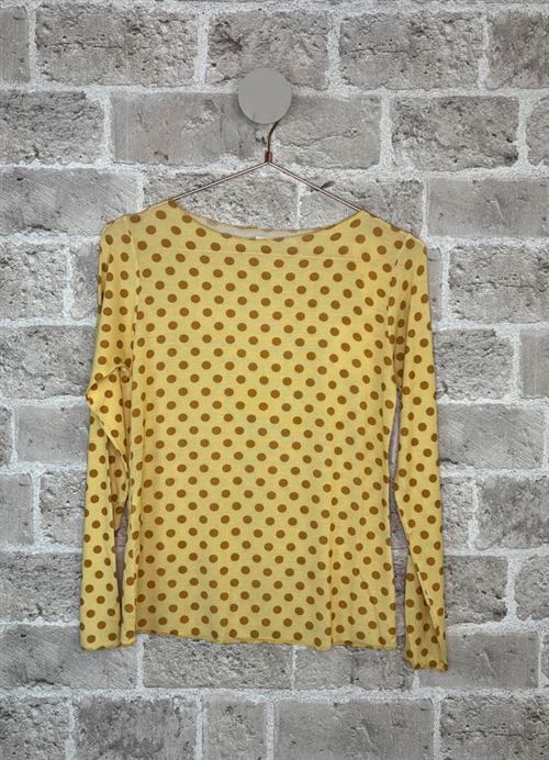 CABANA LIVING BLUSE, CASH DOT, YELLOW/BROWN