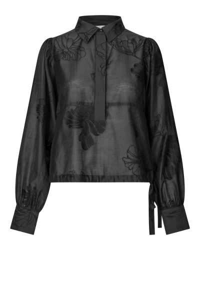 SECOND FEMALE BLOUSE, VIRA BLOUSE, BLACK