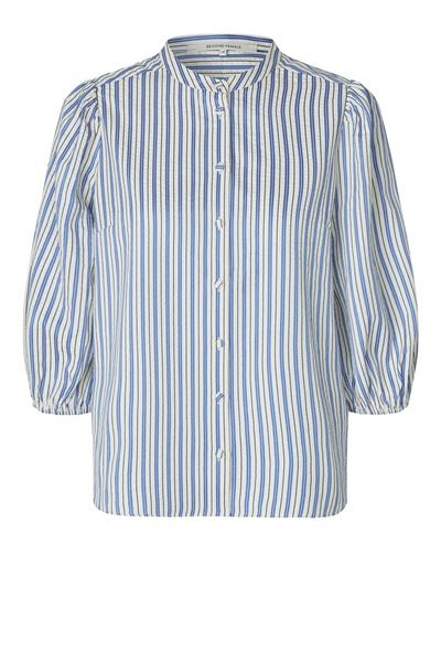 SECOND FEMALE SKJORTE, SERIFA SHIRT, CORNFLOWER BLUE
