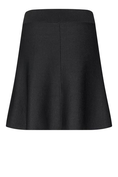 SECOND FEMALE NEDERDEL, FLASHY KNIT SKIRT, BLACK