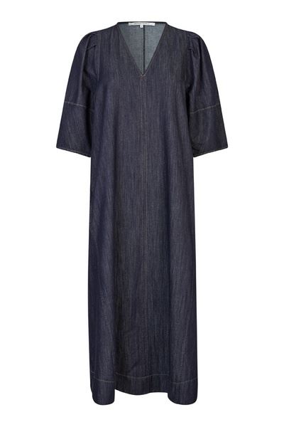 SECOND FEMALE DENIM KJOLE, DERA DENIM KJOLE, DARK BLUE DENIM