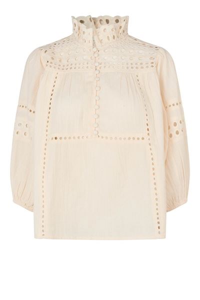 SECOND FEMALE BLUSE, BRUNIE BLOUSE, ECRU