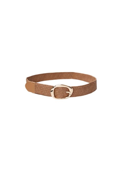 BLACK COLOUR BÆLTE, BCALF WAIST BELT, CAMEL