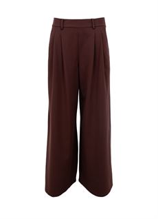 BLACK COLOUR BUKSER, BCDAVI WIDELEG PANT, COFFEE