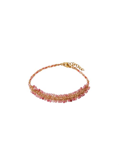 BLACK COLOUR ARMBÅND, BCFRANCINE BRACELET, PINK