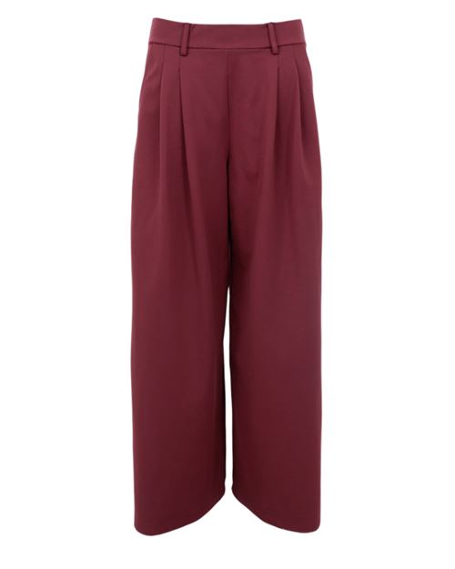 BLACK COLOUR BUKSER, BCDAVI WIDELEG PANT, PLUM