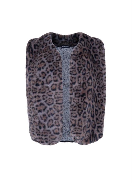 BLACK COLOUR VEST, BCSHANTI VEST, GREY LEO