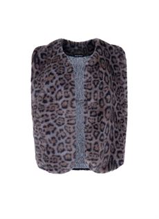 BLACK COLOUR VEST, BCSHANTI VEST, GREY LEO