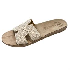 CABANA LIVING SANDAL, VIOLETA S-420, ROSEGOLD LIZARD