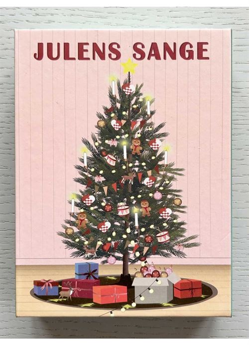 VISSEVASSE JULENS SANGE, ÆSKE MED 15 SANGHÆFTER
