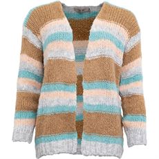 COSTAMANI CARDIGAN, STRIPE CARDIGAN, MULTI STRIPE