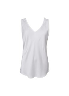 BLACK COLOUR TOP, BCMABEL DOUBLE V-NECK TOP, OFF WHITE (FORUDBESTILLING)