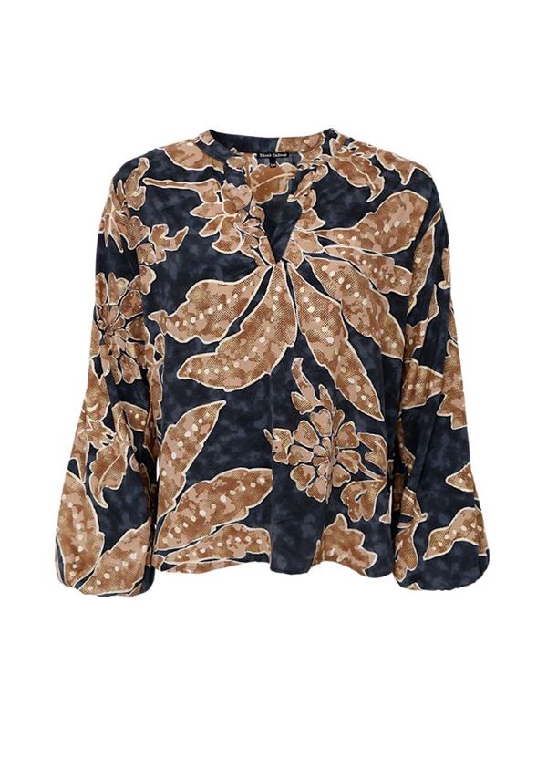 BLACK COLOUR BLUSE, BCLUNA BLOUSE, LILY BRONZE