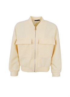 BLACK COLOUR BOMBER JAKKE, BCSURI BOMBER JACKET, LT. YELLOW