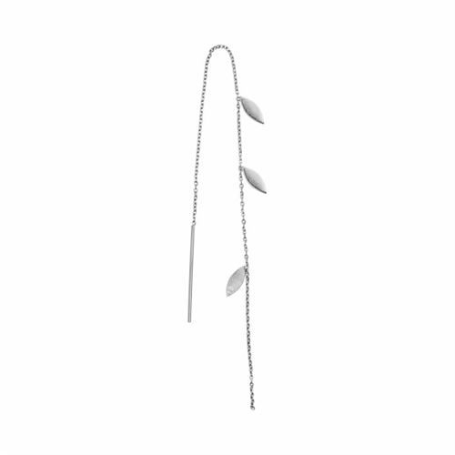 STINE A ØRERING, THREE LEAVES EARRING PIECE, SILVER