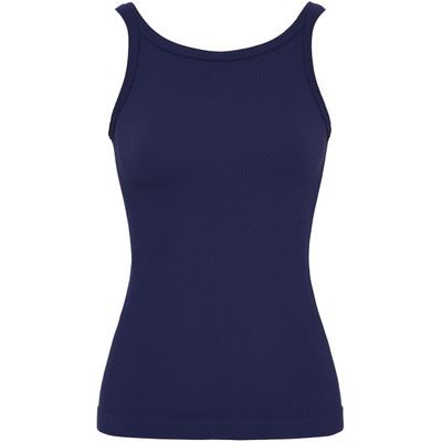 TIM OG SIMONSEN TOP, LONE RIB TANK TOP, BLUE