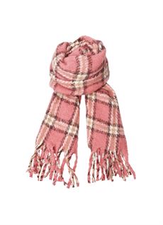 BLACK COLOUR TØRKLÆDE, BCPAULINE CHEKERED WINTER SCARF, WINTER ROSE