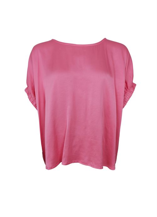BLACK COLOUR BLUSE, BCMABLE BLOUSE, WARM PINK