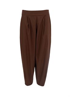 BLACK COLOUR BUKSER, BCDAVINA BARREL PANT, COFFEE