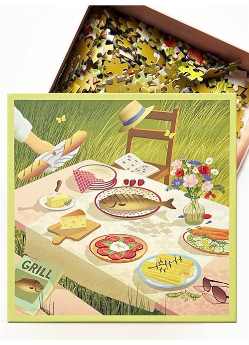 VISSEVASSE PUSLESPIL, SUMMER TABLE & ME, 500 BRIKKER