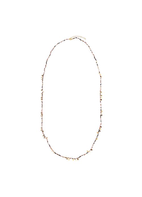 BLACK COLOUR HALSKÆDE, BCCELESTINE NECKLACE, COFFEE MIX
