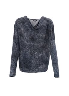 BLACK COLOUR BLUSE, BCTESSA LS BLOUSE, CHARCOAL