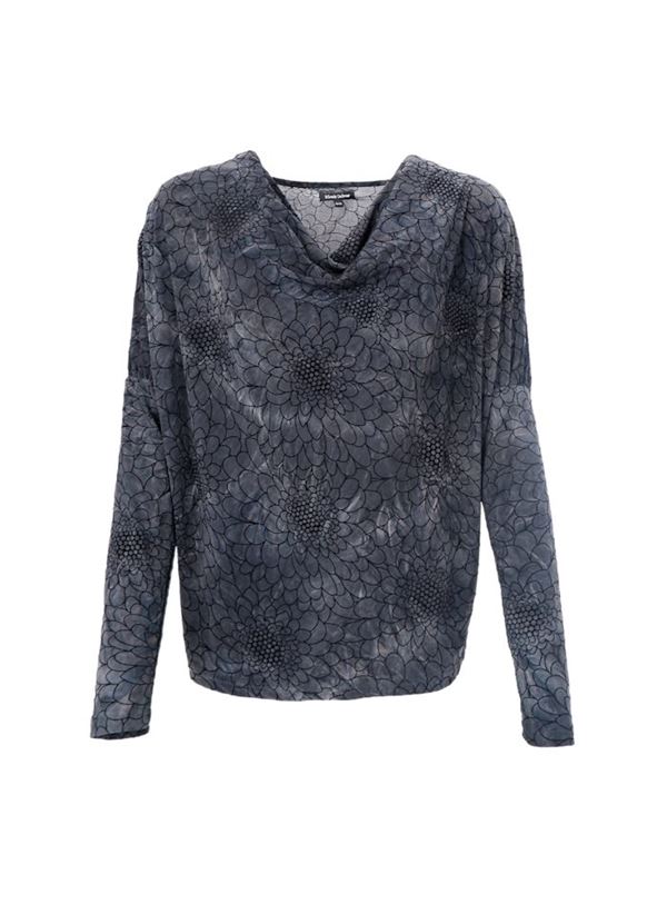BLACK COLOUR BLUSE, BCTESSA LS BLOUSE, CHARCOAL