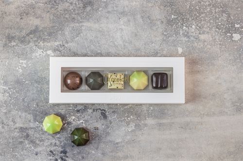XOCOLATL PREMIER CRU 5 FYLDTE CHOKOLADER 50 GR