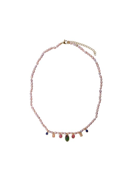 BLACK COLOUR HALSKÆDE, BCCHRISTINE NECKLACE, MULTI COLOURED