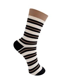 BLACK COLOUR STRØMPER, BCBRENDA SOCK, KHAKI/BLACK